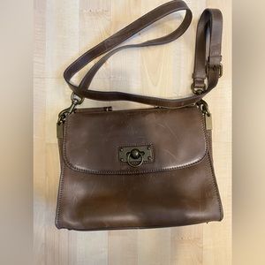 Frye Farrah Top Handle Leather satchel bag